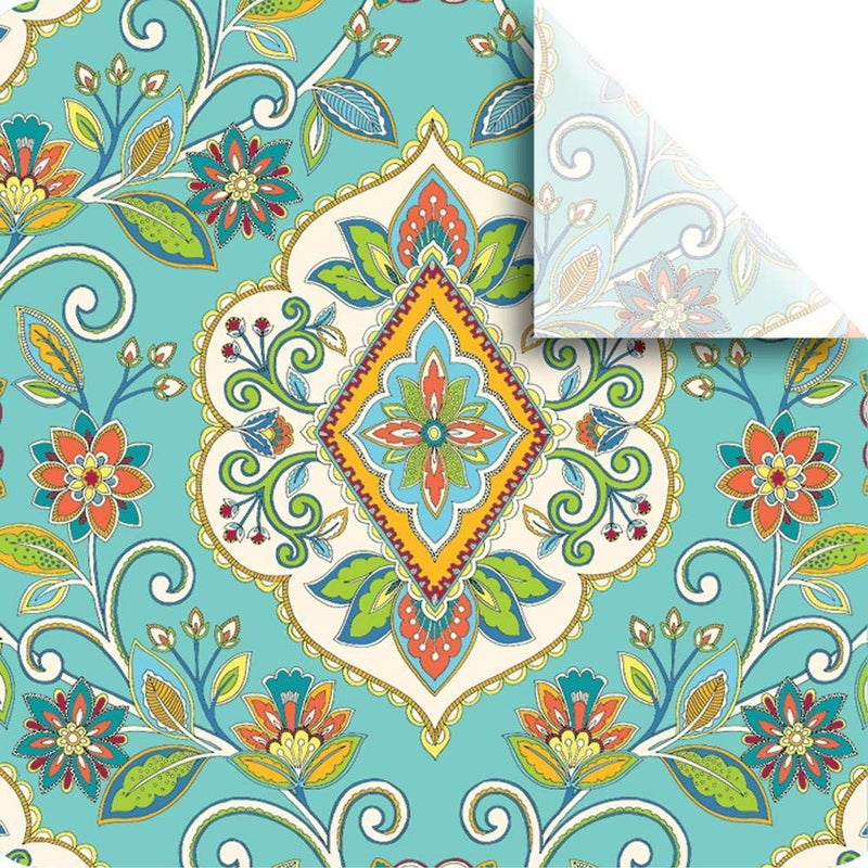 Jillson Roberts 24 Sheet-Count Premium Printed Tissue Paper Available in 3 Different Assortments, Fanciful Florals - Image 2